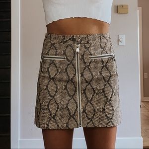NWT Snake Skin Skirt